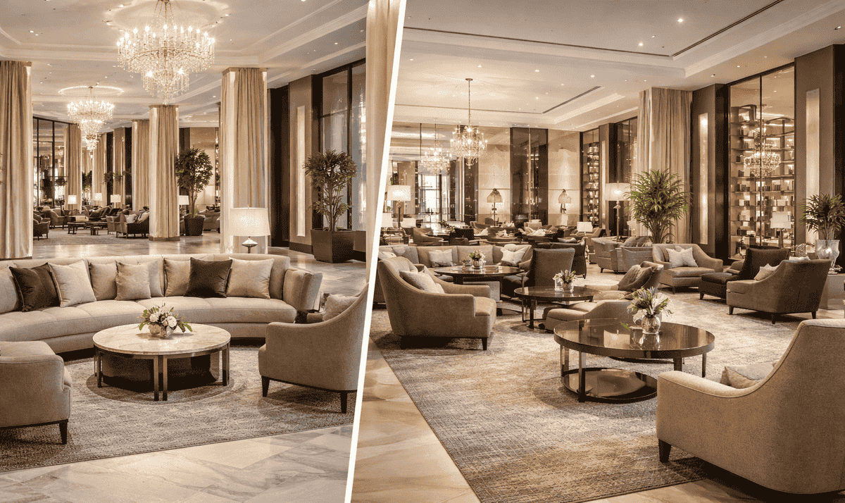 Hotel Lobby Sofa vs Lounge Seating: What Works Best for Luxury Hotels?