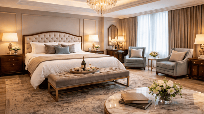 10 Luxury Hotel Bedroom Furniture Pieces That Turn an Ordinary Room Into an Unforgettable Stay