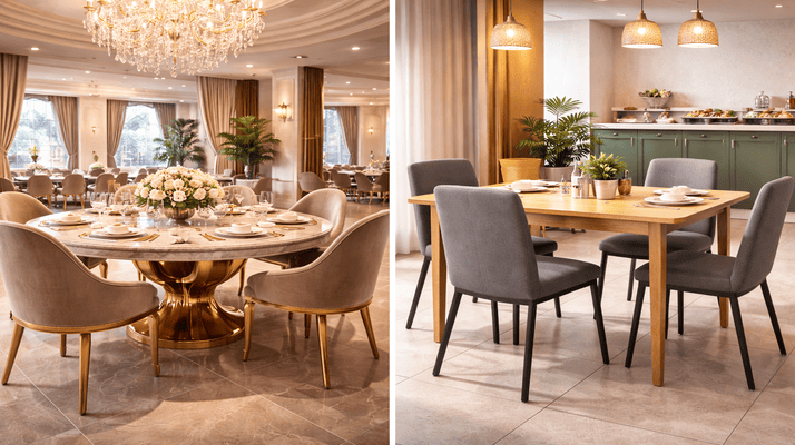 Luxury Hotel Dining Tables vs. Budget Options: Is the Investment Worth It?