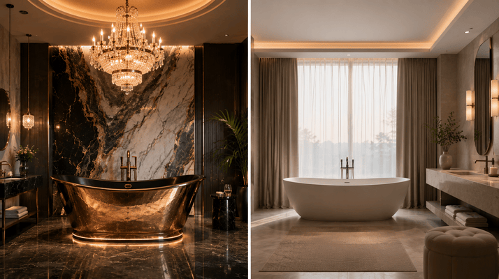 Hero or Hideaway: When a Luxury Bathtub Commands the Room or Blends In